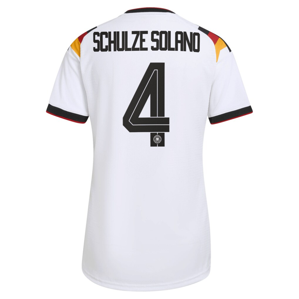 Offizielles Heim der deutschen Nationalmannschaft von adidas für die Saison 2026 - 2 Sterne – Damen mit Aufdruck Schulze Solano 4