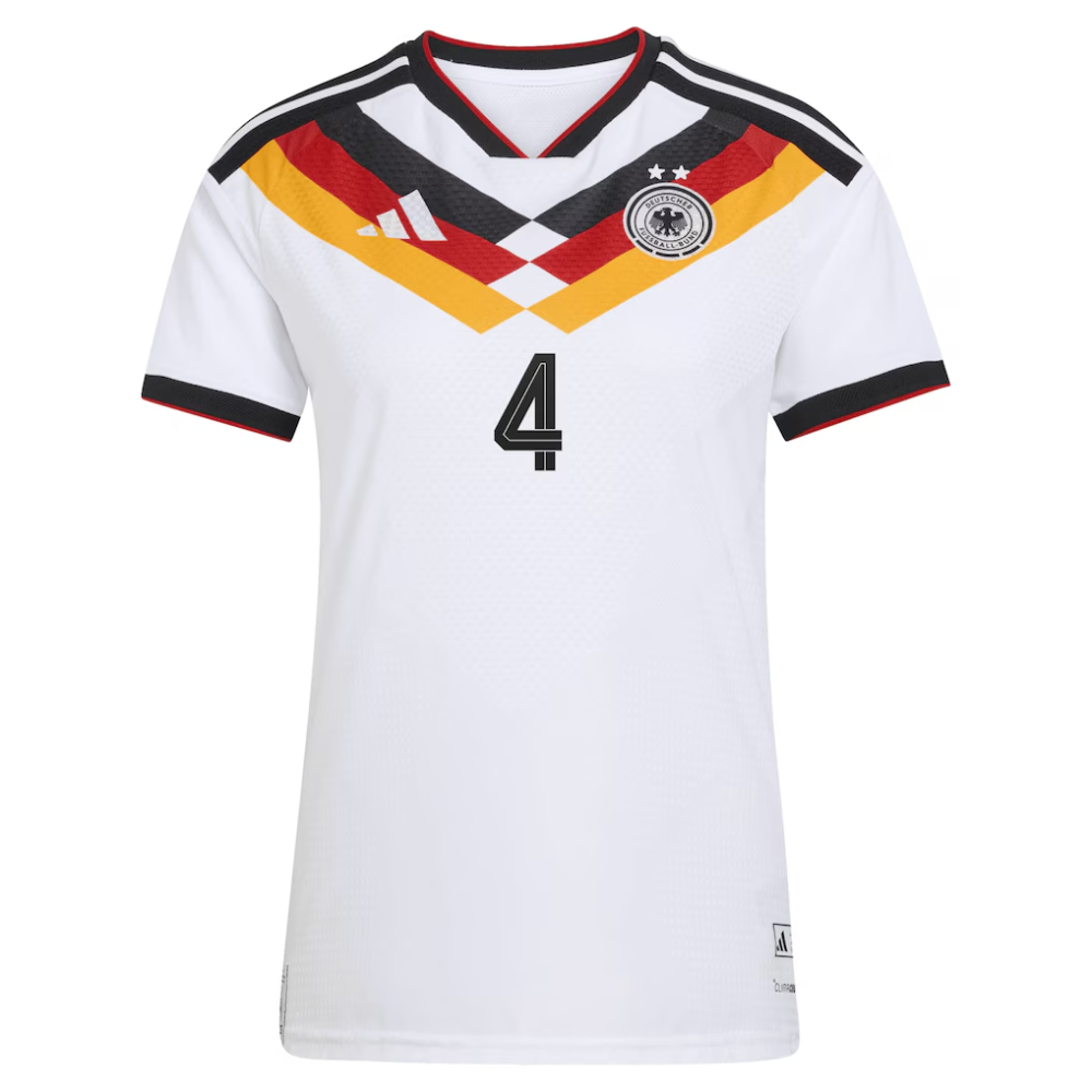 Offizielles Heim der deutschen Nationalmannschaft von adidas für die Saison 2026 - 2 Sterne – Damen mit Aufdruck Schulze Solano 4
