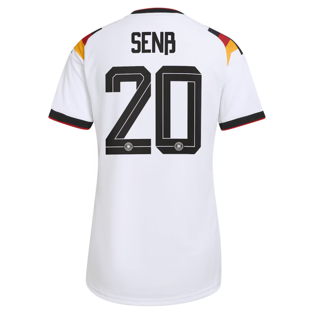 Offizielles Heim der deutschen Nationalmannschaft von adidas für die Saison 2026 - Damen mit Aufdruck Senß 20