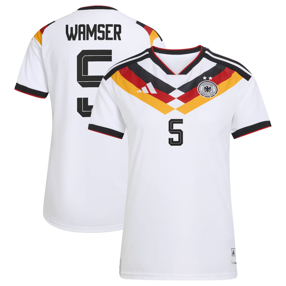 Offizielles Heim der deutschen Nationalmannschaft von adidas für die Saison 2026 - Damen mit Aufdruck Wamser 5