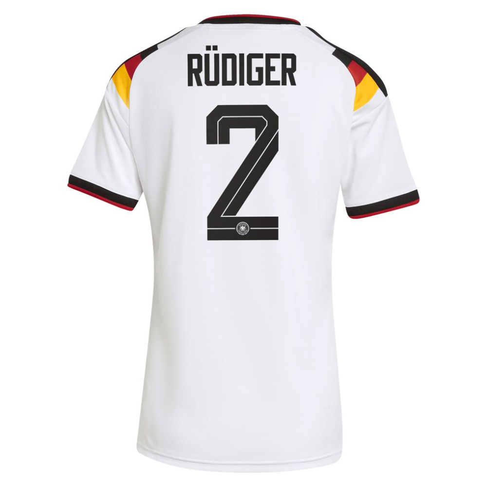 Deutschland 26 Heimtrikot - Frauen mit Aufdruck Rüdiger 2