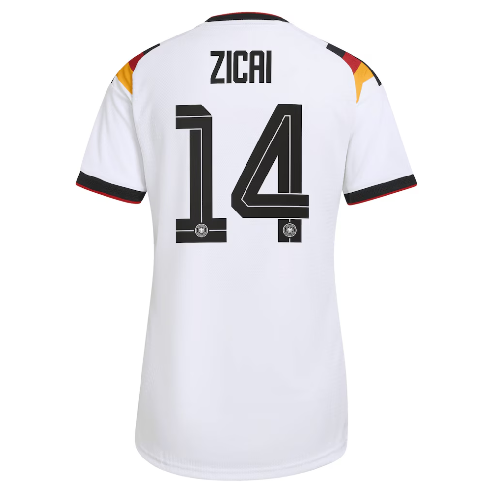 Offizielles Heim der deutschen Nationalmannschaft von adidas für die Saison 2026 -– Damen mit Aufdruck Zicai 14