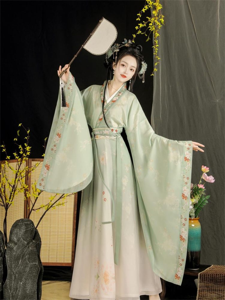 Ez-sofei Women Chinese Traditional Ancient Stage Performance Costume Hanfu Dress