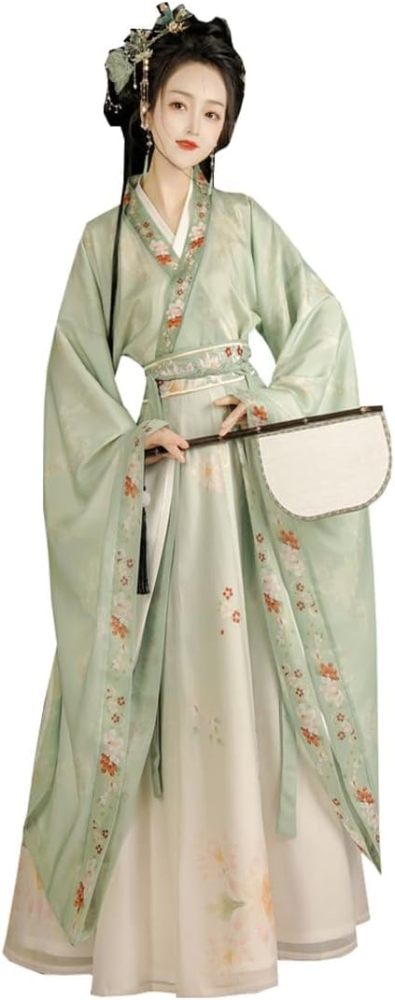 Ez-sofei Women Chinese Traditional Ancient Stage Performance Costume Hanfu Dress