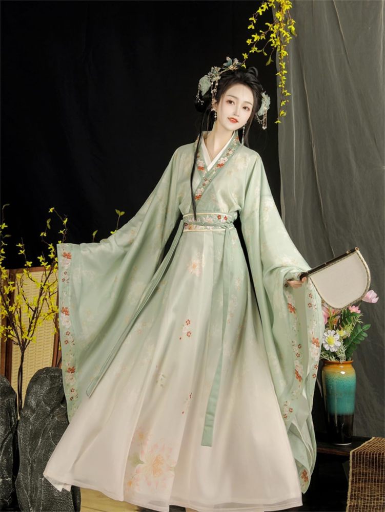 Ez-sofei Women Chinese Traditional Ancient Stage Performance Costume Hanfu Dress