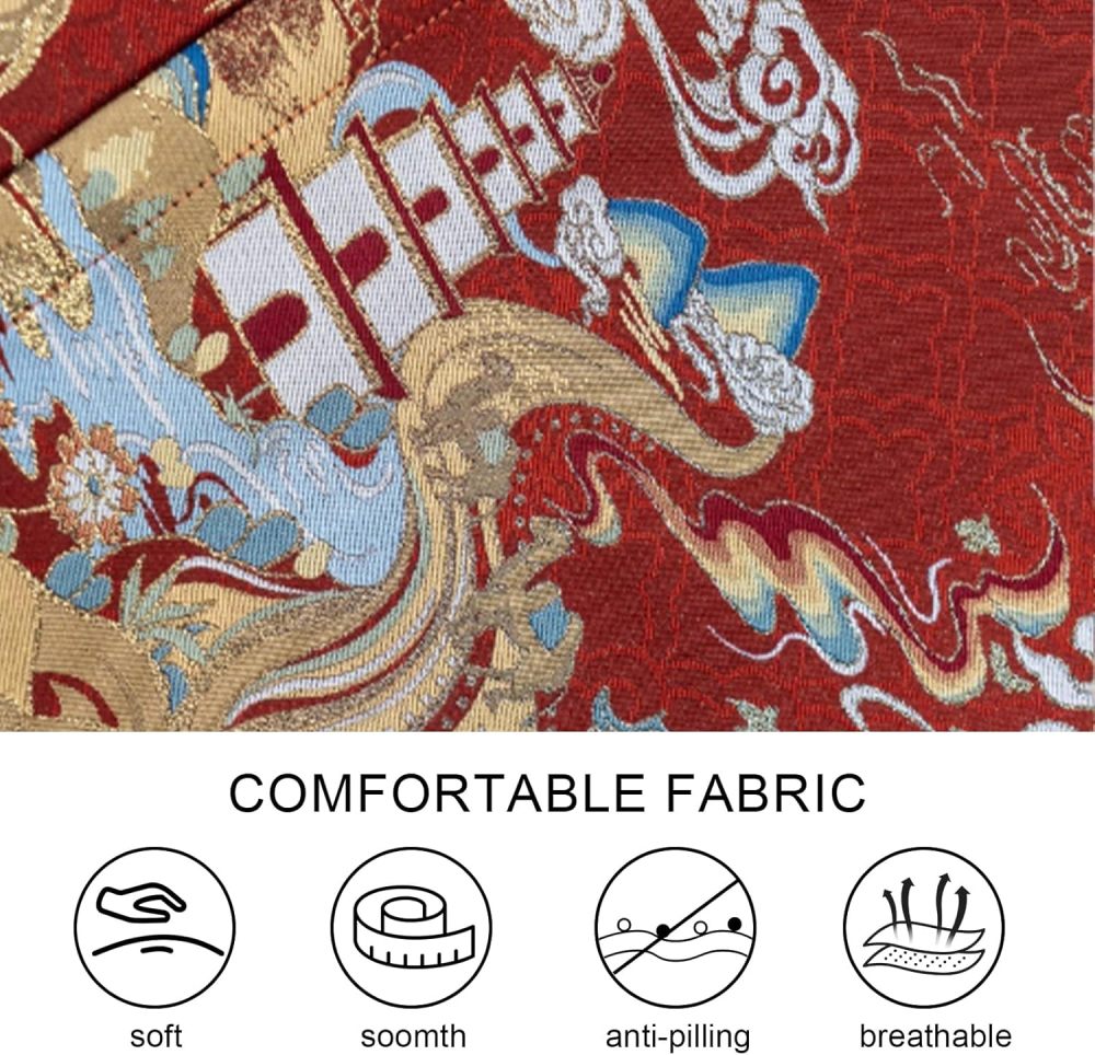 Horse Face Skirt Chinese Skirts for Women Traditional Vintage A-line Printed Pleats Skirt