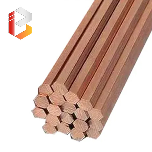 Copper Hexagon Rod