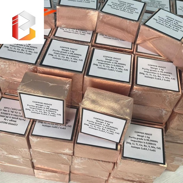 99.9999% Isotope Copper Ingot
