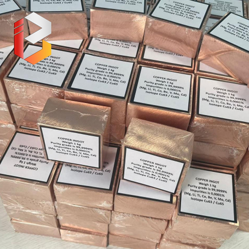 99.9999% Isotope Copper Ingot