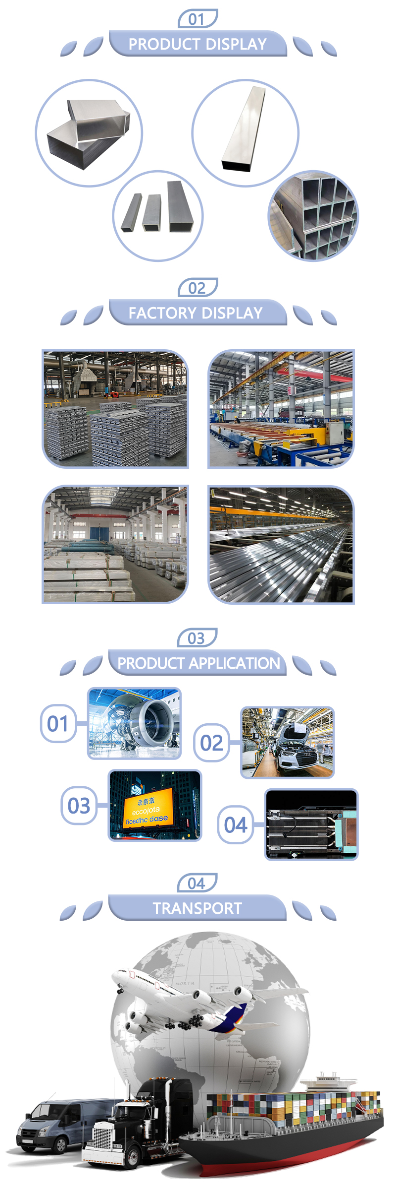 Pure Aluminum Rectangle Tube