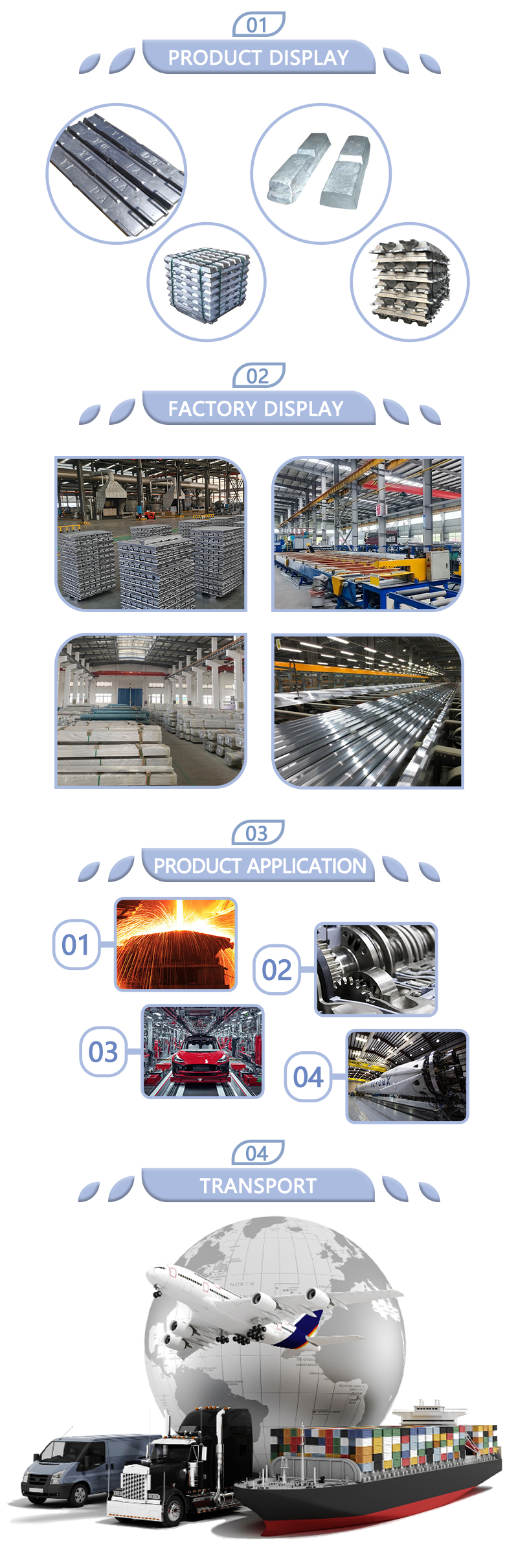 Pure Aluminum Ingots