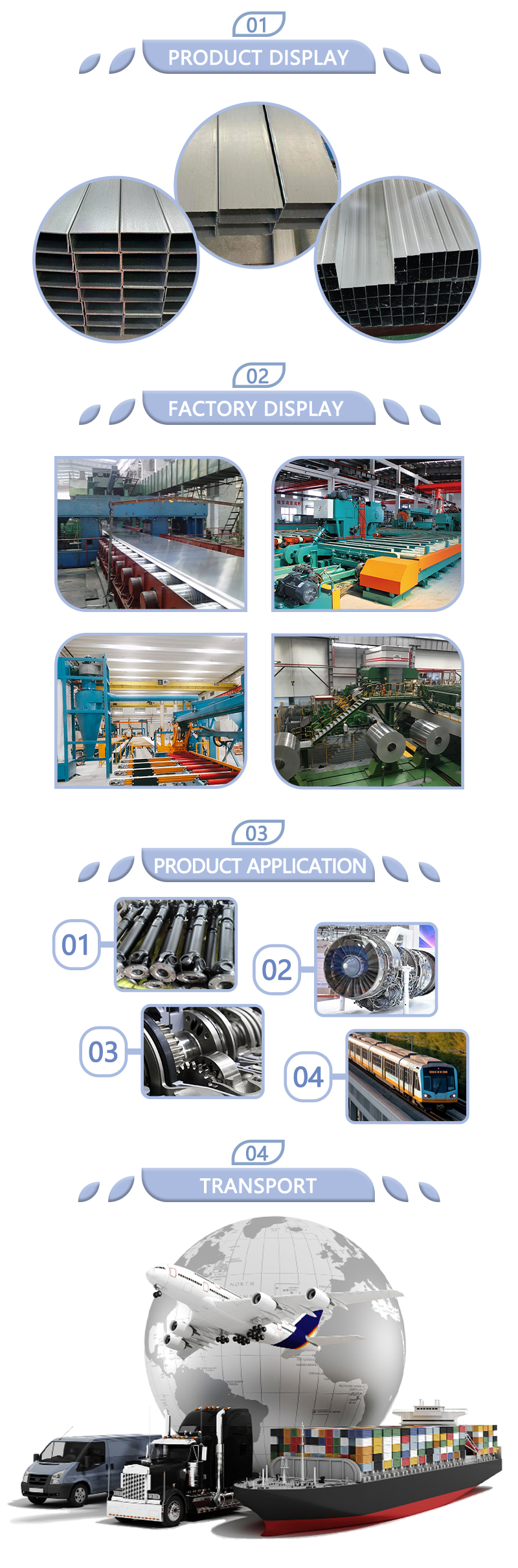 Hard Aluminum Alloy Rectangle Tube