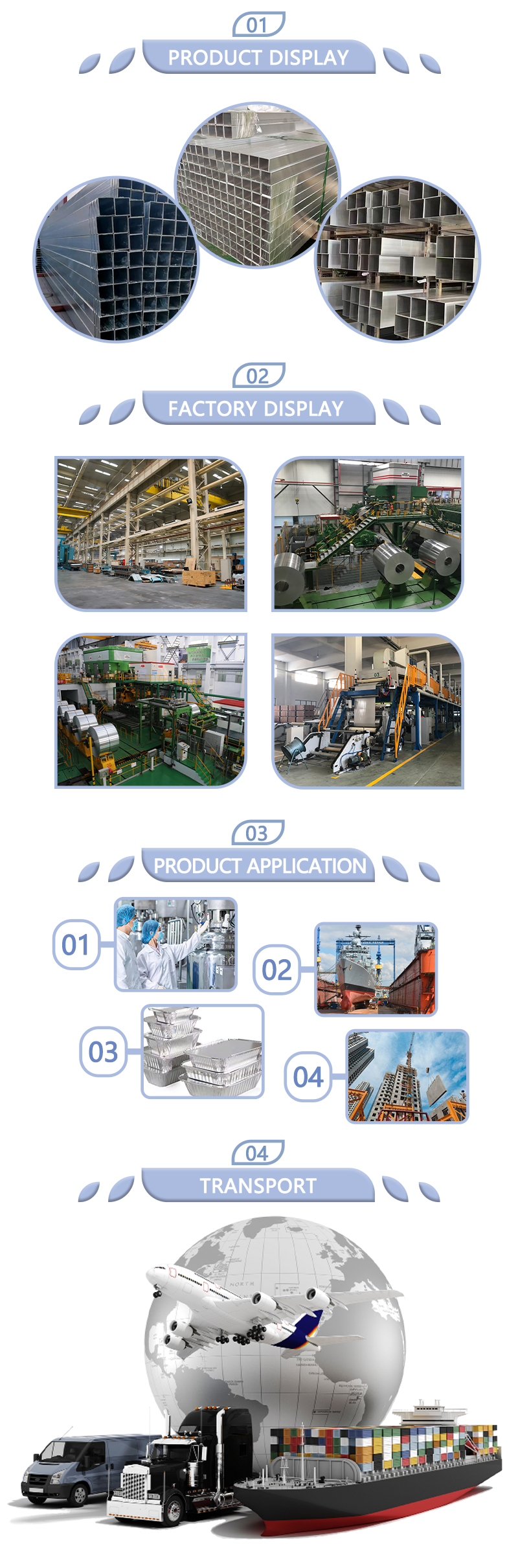 Anti-rust Aluminum Alloy Square Tube