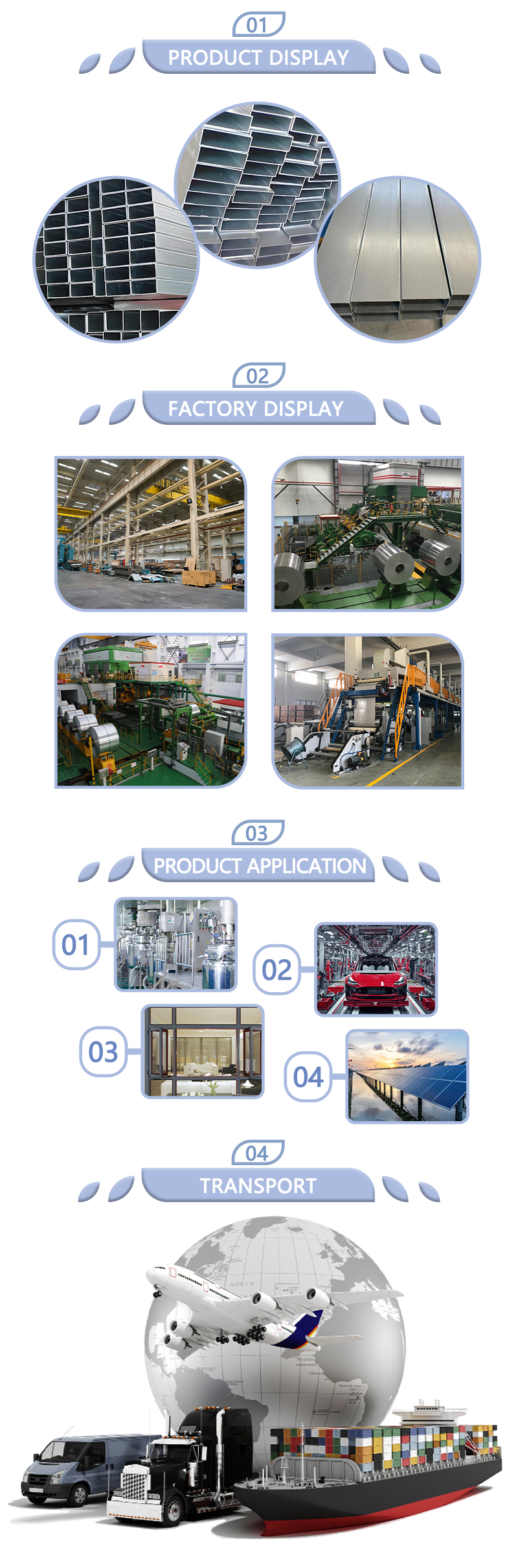 Anti-rust Aluminum Alloy Rectangle Tube