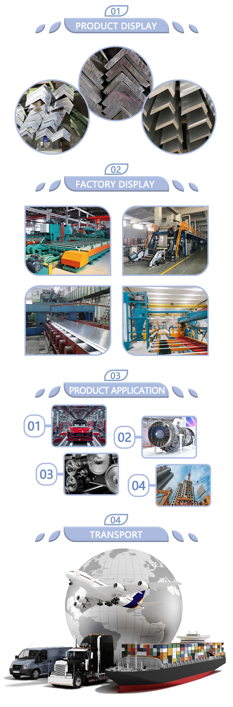 Unequal Triangle Shaped Aluminum Profiles