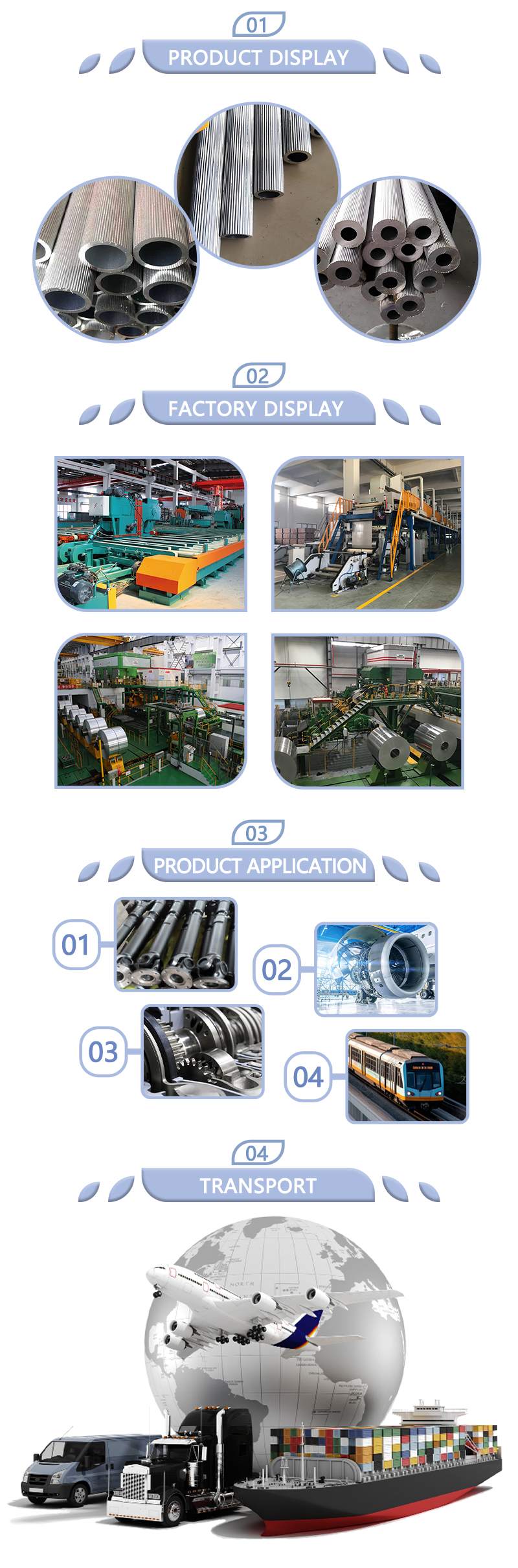 Superhard Embossed Aluminum Alloy Tube