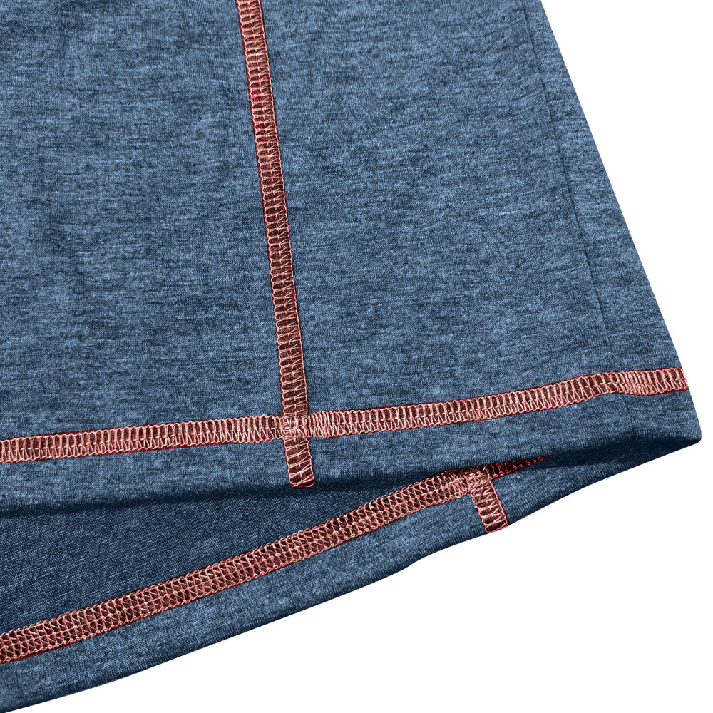 Men's Henley Shirt Long Sleeve T-Shirt Tops Cotton V Neck Tee Top T-Shirts with Button