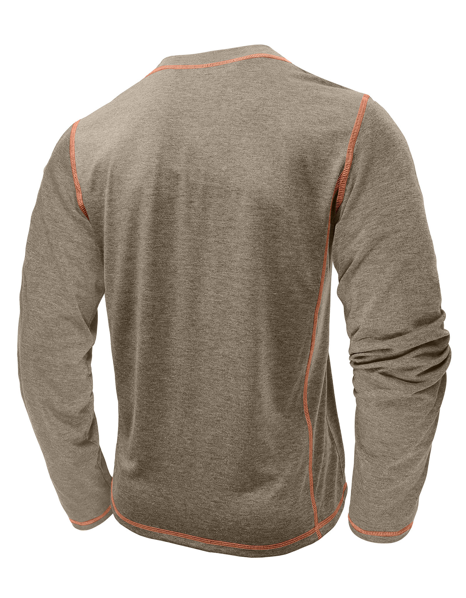 Men's Henley Shirt Long Sleeve T-Shirt Tops Cotton V Neck Tee Top T-Shirts with Button