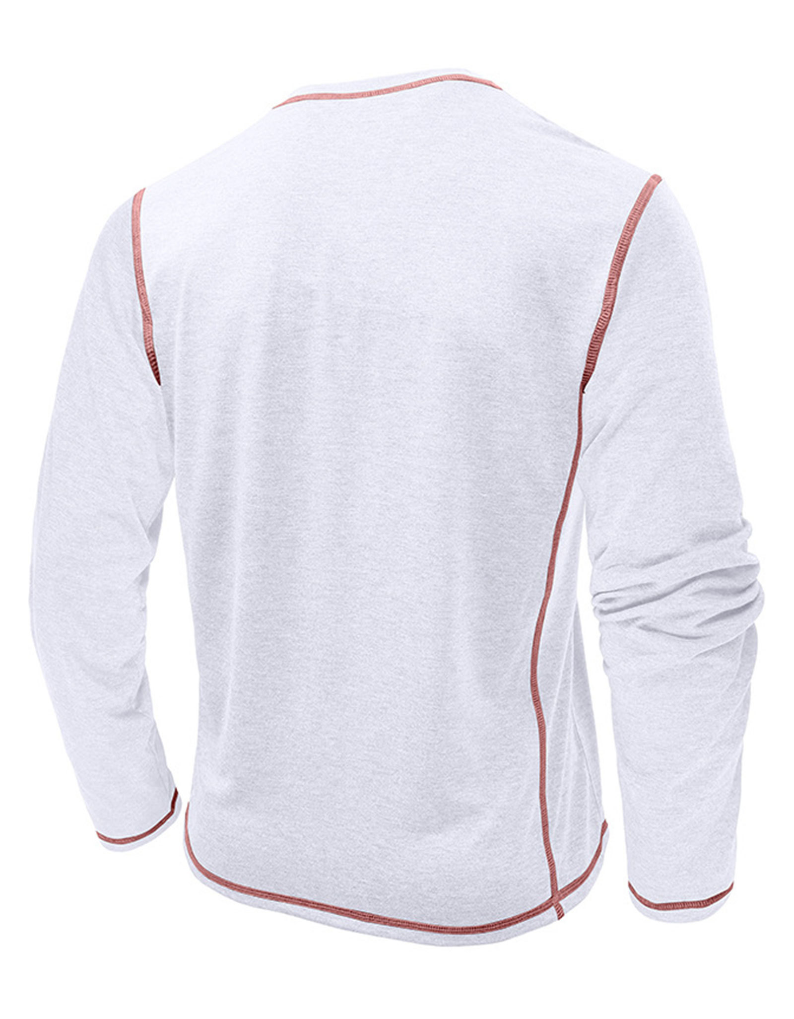 Men's Henley Shirt Long Sleeve T-Shirt Tops Cotton V Neck Tee Top T-Shirts with Button