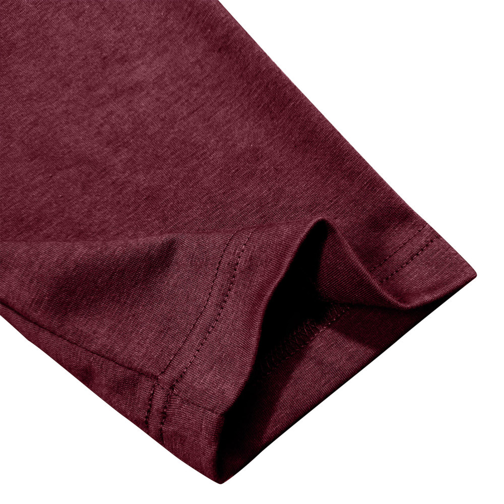 Long Sleeve T-Shirt Men's Shirt Tops Cotton V Neck Henley Shirt Tee Top T-Shirts with Button