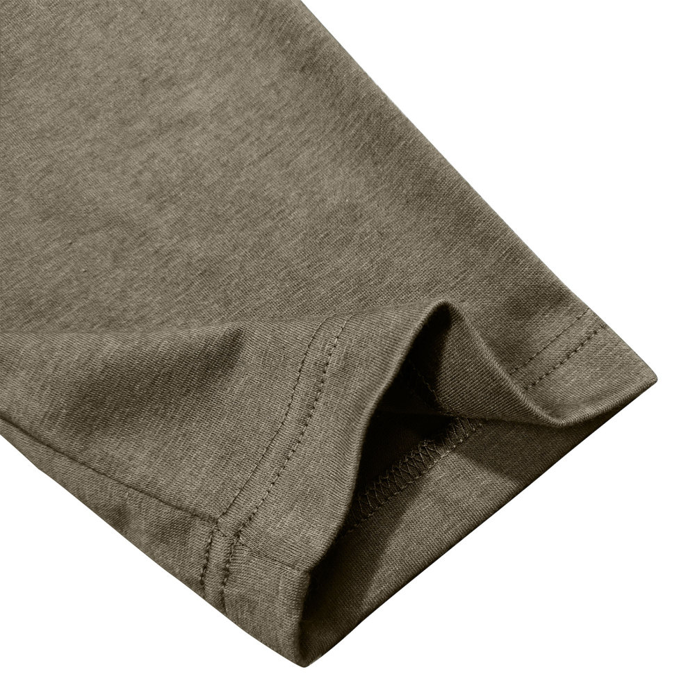 Long Sleeve T-Shirt Men's Shirt Tops Cotton V Neck Henley Shirt Tee Top T-Shirts with Button
