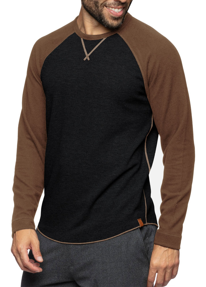 Long Sleeve Men's Long-Sleeved T-Shirt Tops Cotton Crew Neck Shirt Tee Top Long Sleeve T-Shirts