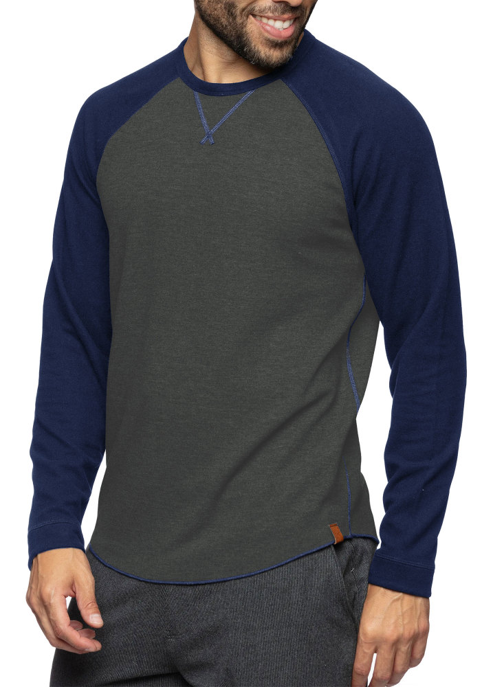 Long Sleeve Men's Long-Sleeved T-Shirt Tops Cotton Crew Neck Shirt Tee Top Long Sleeve T-Shirts