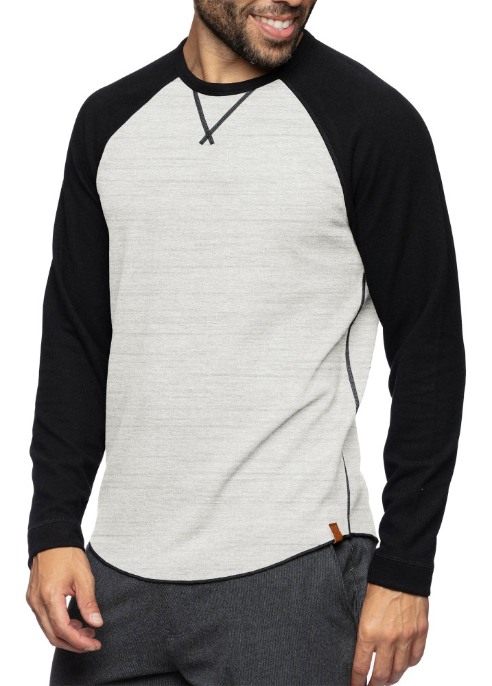 Long Sleeve Men's Long-Sleeved T-Shirt Tops Cotton Crew Neck Shirt Tee Top Long Sleeve T-Shirts