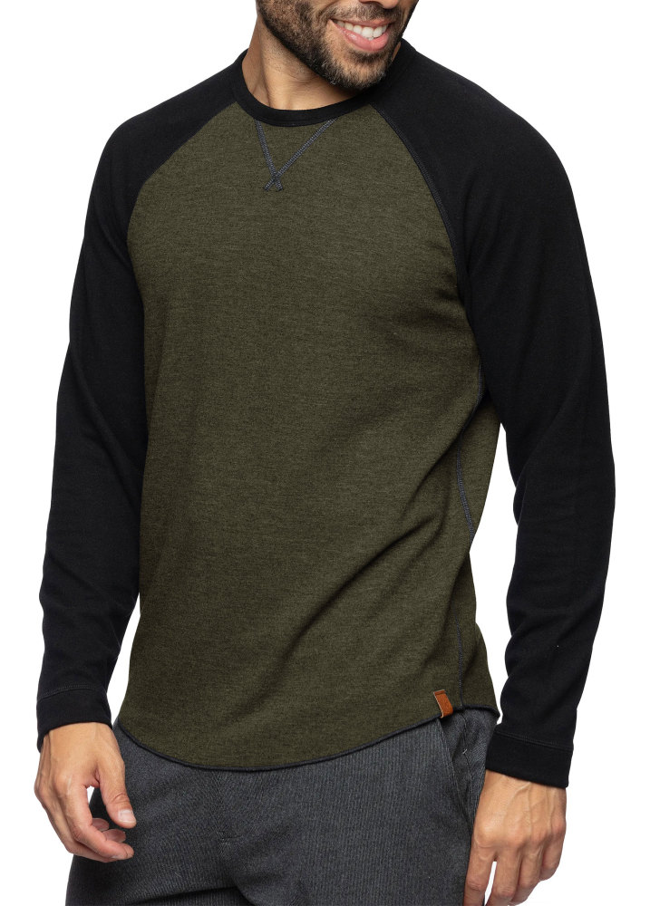 Long Sleeve Men's Long-Sleeved T-Shirt Tops Cotton Crew Neck Shirt Tee Top Long Sleeve T-Shirts