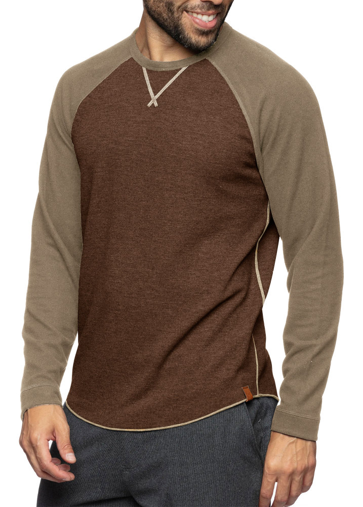 Long Sleeve Men's Long-Sleeved T-Shirt Tops Cotton Crew Neck Shirt Tee Top Long Sleeve T-Shirts