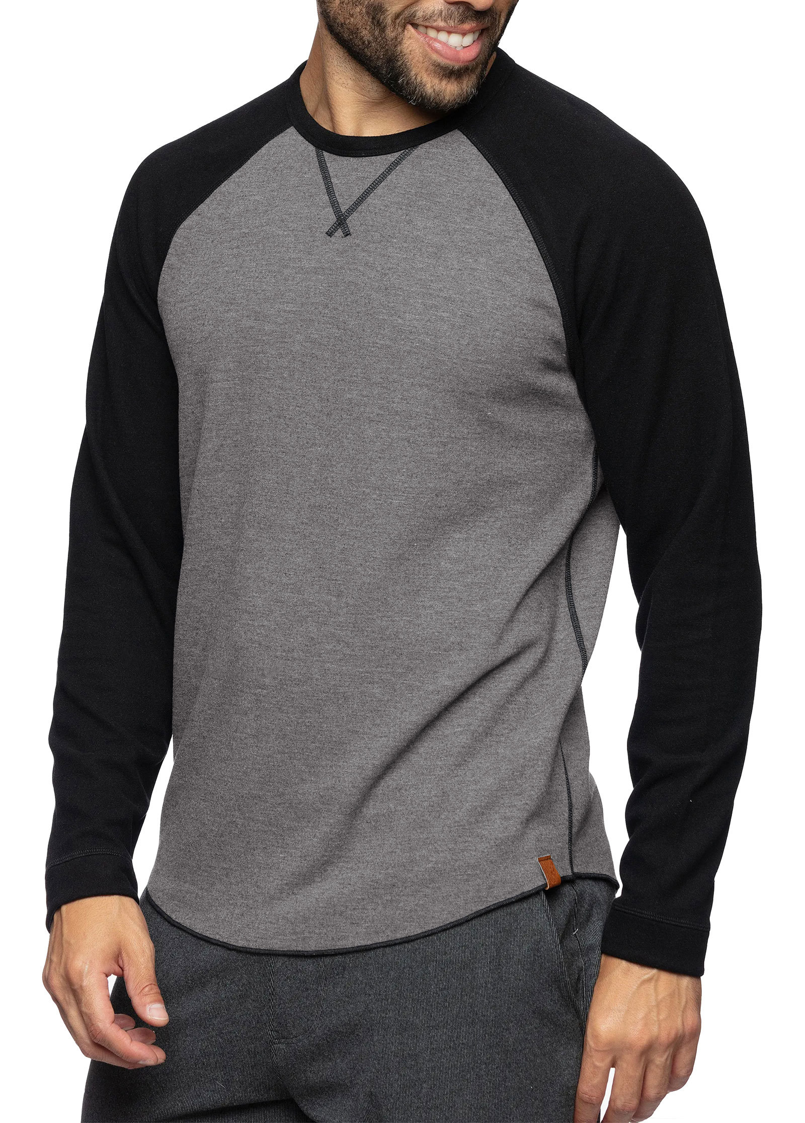 Long Sleeve Men's Long-Sleeved T-Shirt Tops Cotton Crew Neck Shirt Tee Top Long Sleeve T-Shirts