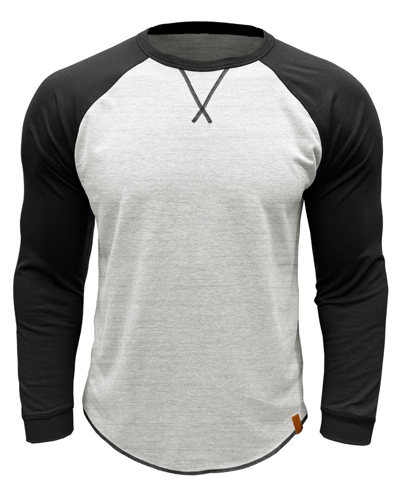 Long Sleeve Men's Long-Sleeved T-Shirt Tops Cotton Crew Neck Shirt Tee Top Long Sleeve T-Shirts