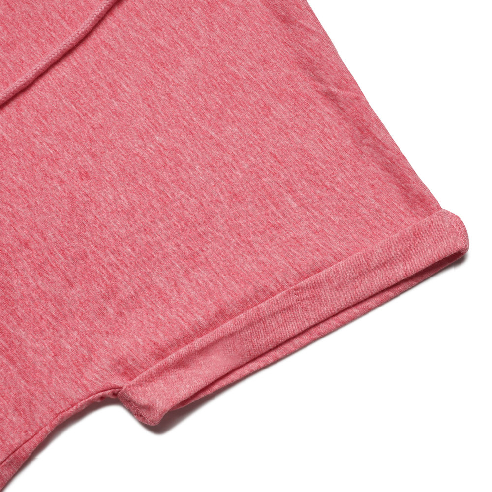 Summer Short Sleeve Hoodie Women's Lightweight Cotton Hooded Shirt T-Shirt Tops with Hood