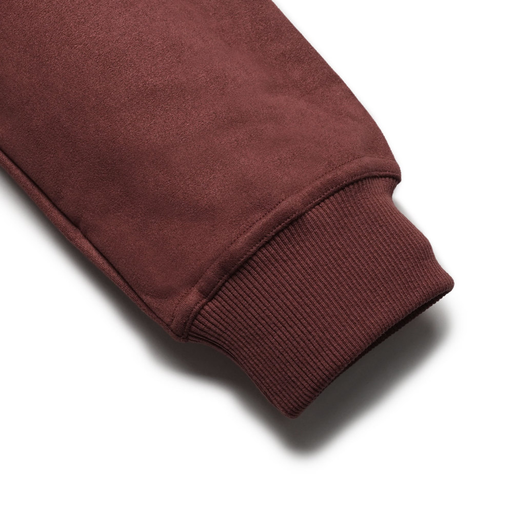Men's Polo Pullover Quarter Zip Leather Look Sweatshirt Autumn Winter Zip Men's Long Sleeve Shirts with Collar