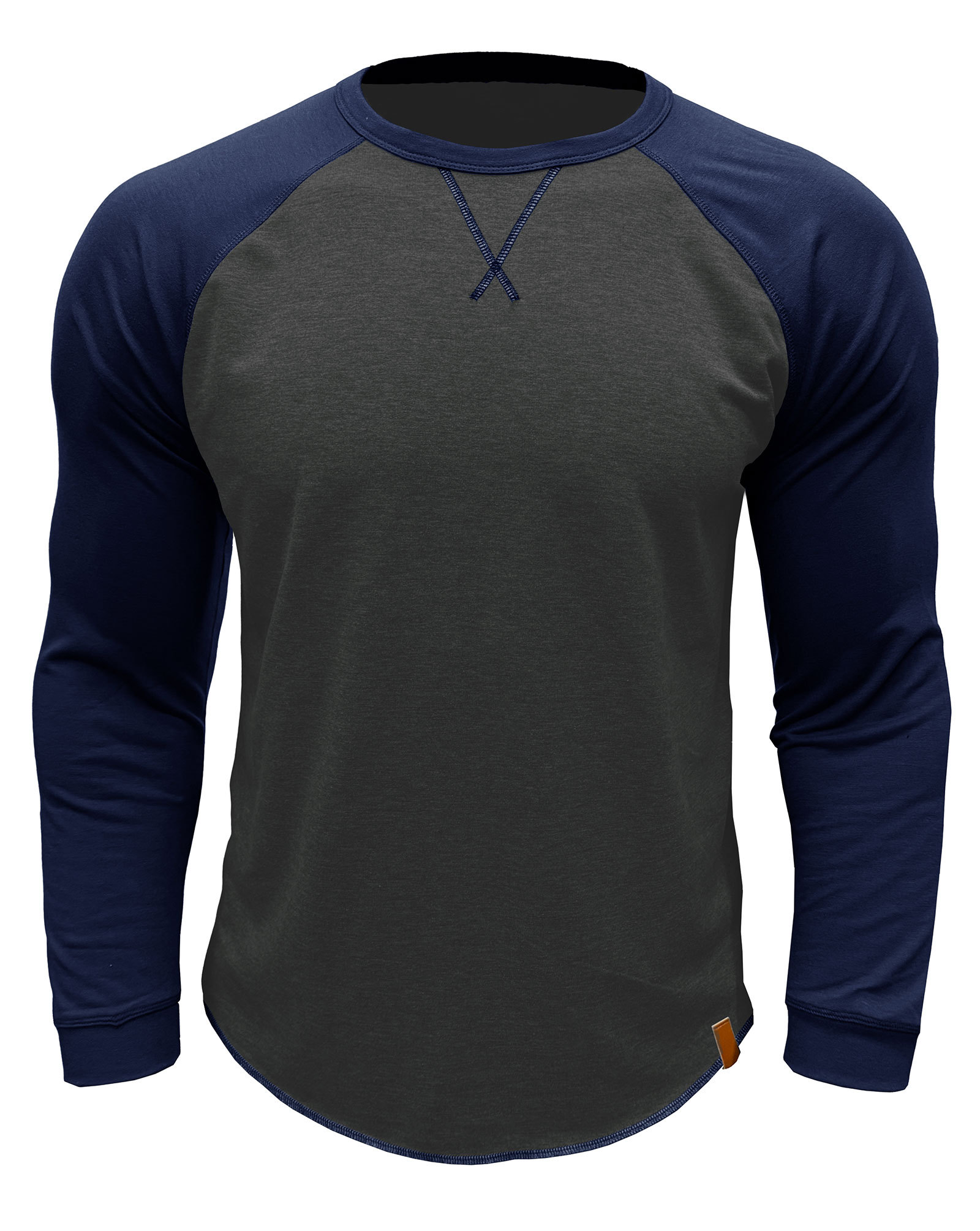 Long Sleeve Men's Long-Sleeved T-Shirt Tops Cotton Crew Neck Shirt Tee Top Long Sleeve T-Shirts
