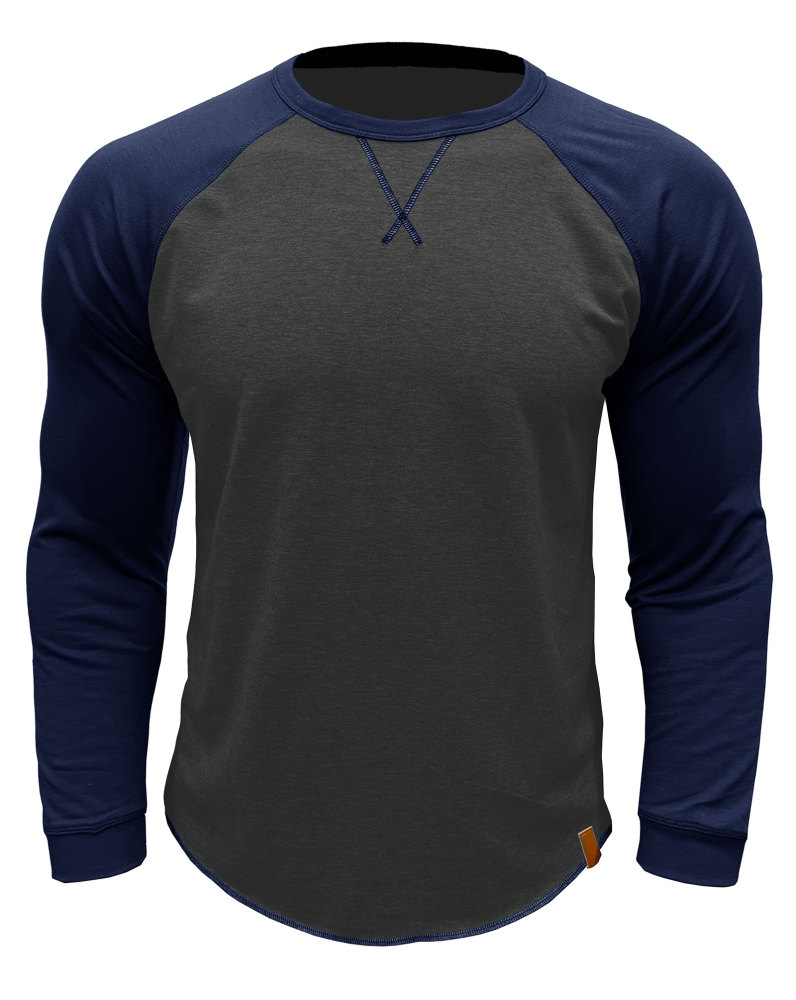Long Sleeve Men's Long-Sleeved T-Shirt Tops Cotton Crew Neck Shirt Tee Top Long Sleeve T-Shirts