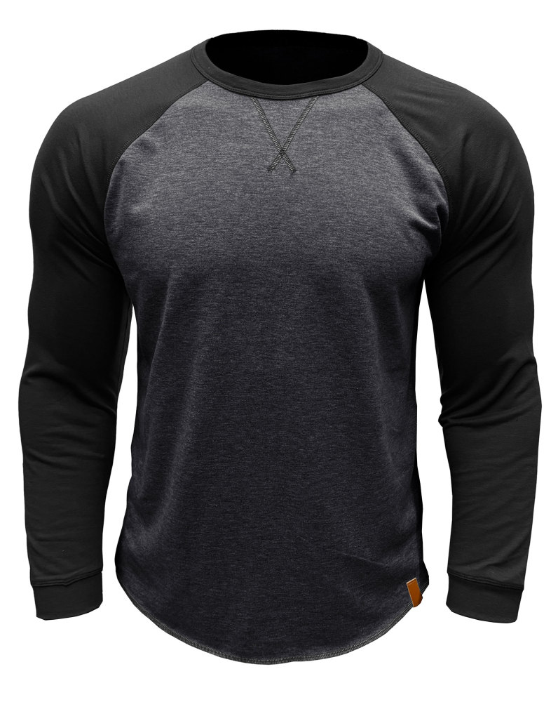 Long Sleeve Men's Long-Sleeved T-Shirt Tops Cotton Crew Neck Shirt Tee Top Long Sleeve T-Shirts