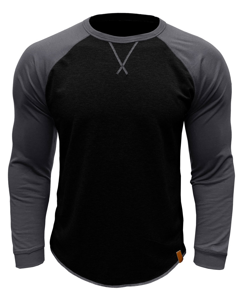 Long Sleeve Men's Long-Sleeved T-Shirt Tops Cotton Crew Neck Shirt Tee Top Long Sleeve T-Shirts