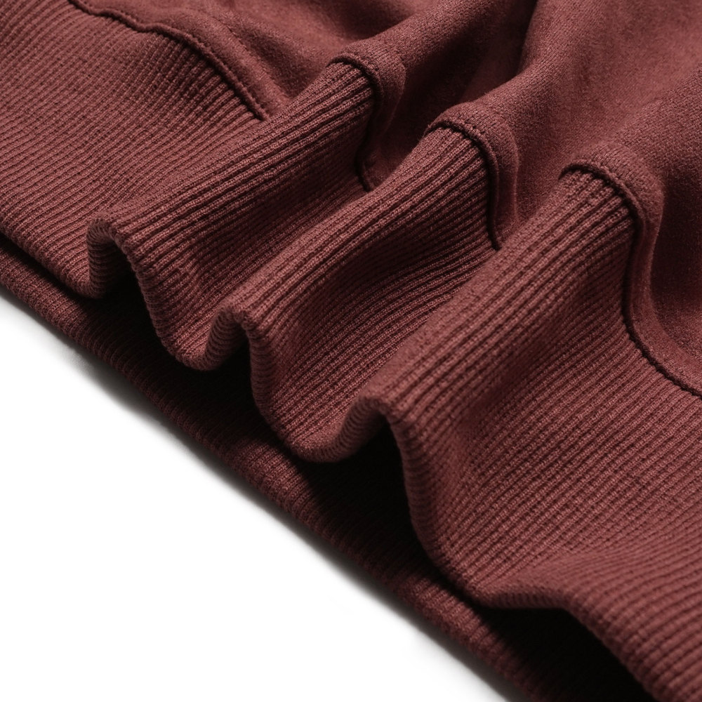 Men's Polo Pullover Quarter Zip Leather Look Sweatshirt Autumn Winter Zip Men's Long Sleeve Shirts with Collar