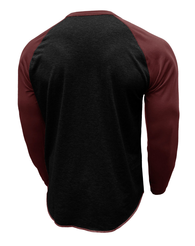 Long Sleeve Men's Long-Sleeved T-Shirt Tops Cotton Crew Neck Shirt Tee Top Long Sleeve T-Shirts