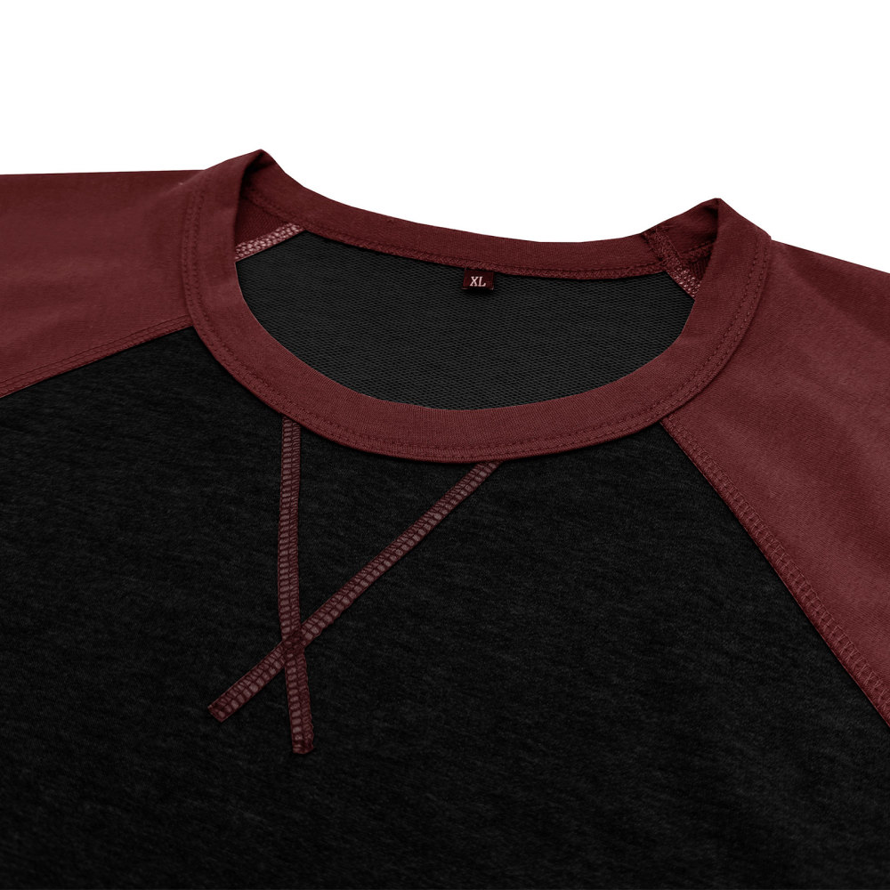 Long Sleeve Men's Long-Sleeved T-Shirt Tops Cotton Crew Neck Shirt Tee Top Long Sleeve T-Shirts