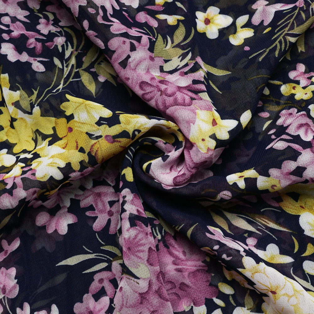 MAGIMODAC Women Summer Floral Long Dresses Casual A Line Wrap Sundress Elegant V Neck Chiffon Flowy Swing Cocktail Dress High Waist Maxi Dress
