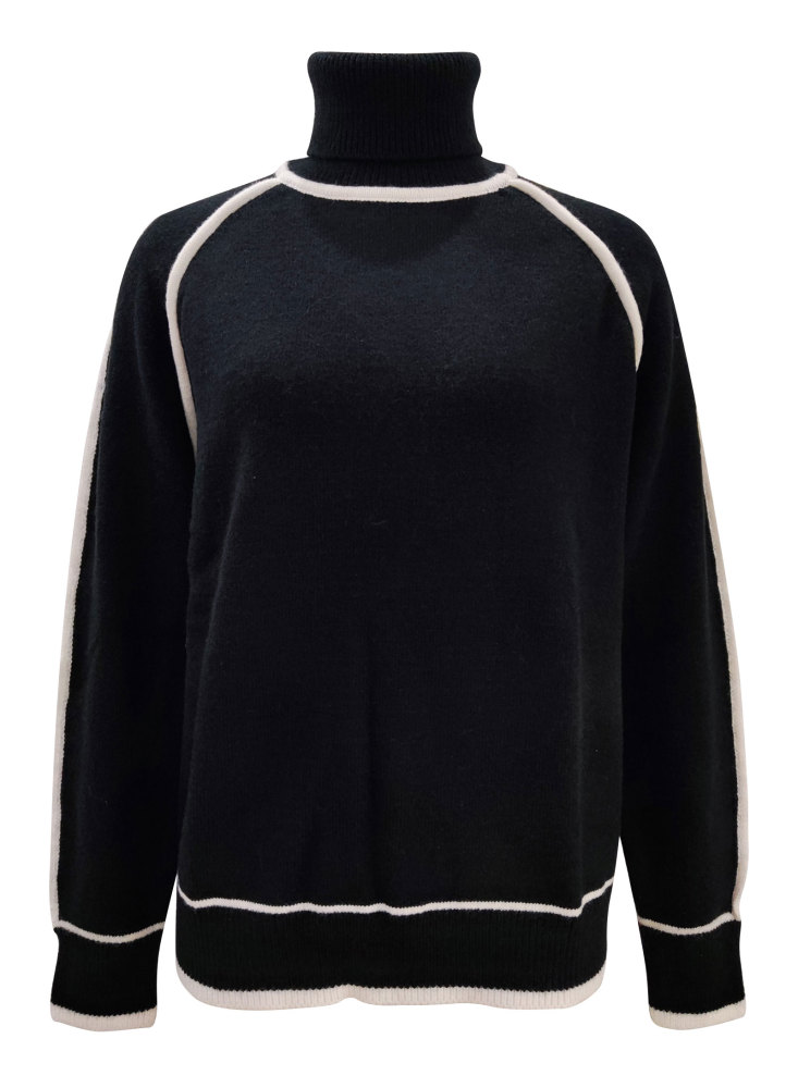 MAGIMODAC Ladies Winter Turtleneck Sweaters Solid Colour Turtle Neck Knit Jumper Long Sleeve Knitted Pullover Tops Soft Warm High-Neck Knitwears Casual Regular Fit