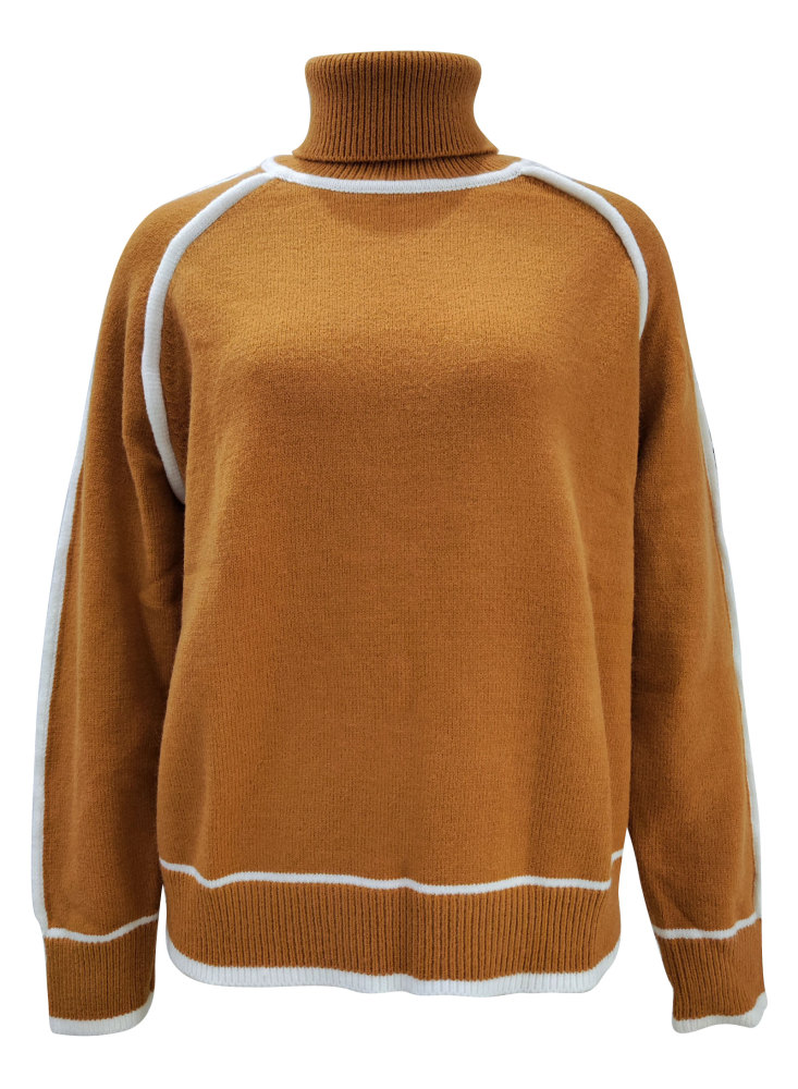 MAGIMODAC Ladies Winter Turtleneck Sweaters Solid Colour Turtle Neck Knit Jumper Long Sleeve Knitted Pullover Tops Soft Warm High-Neck Knitwears Casual Regular Fit