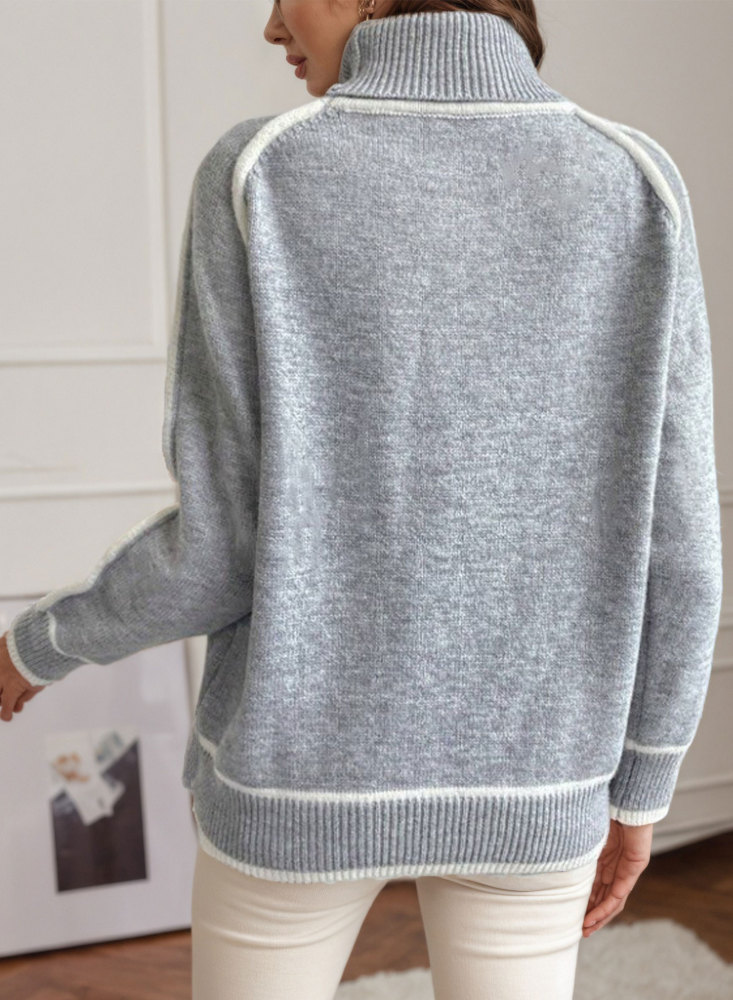 MAGIMODAC Ladies Winter Turtleneck Sweaters Solid Colour Turtle Neck Knit Jumper Long Sleeve Knitted Pullover Tops Soft Warm High-Neck Knitwears Casual Regular Fit