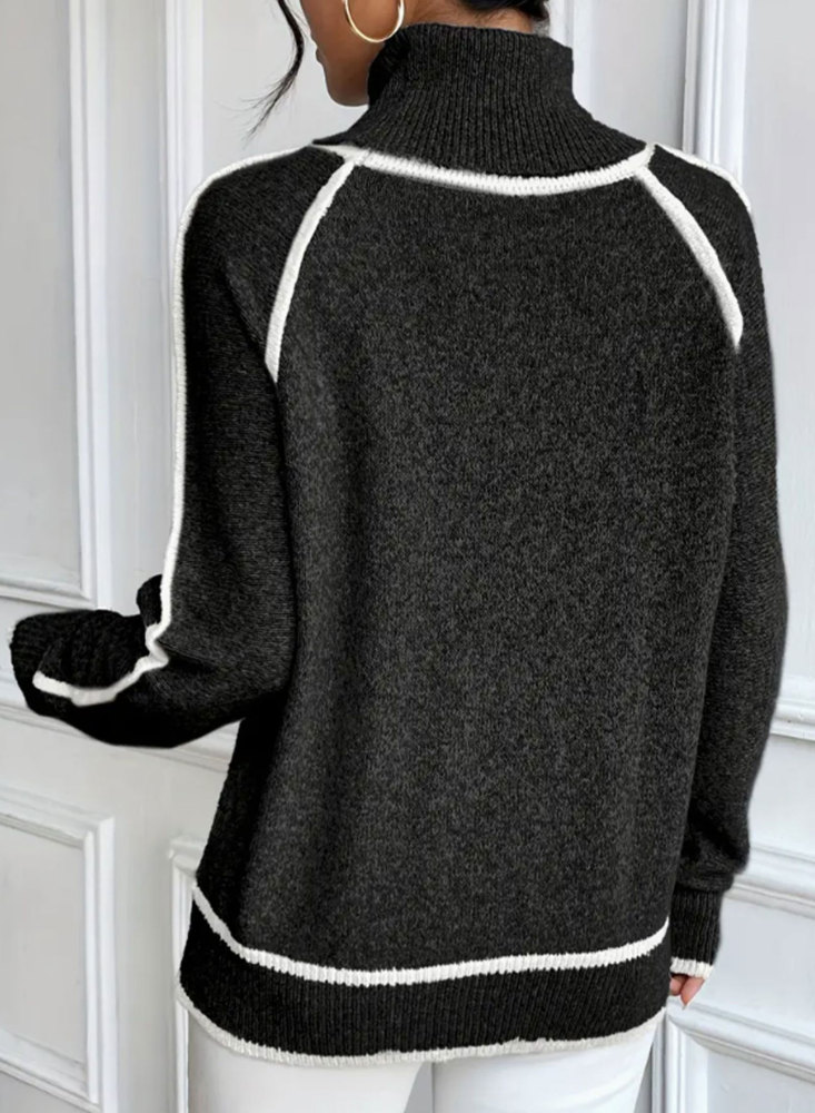 MAGIMODAC Ladies Winter Turtleneck Sweaters Solid Colour Turtle Neck Knit Jumper Long Sleeve Knitted Pullover Tops Soft Warm High-Neck Knitwears Casual Regular Fit