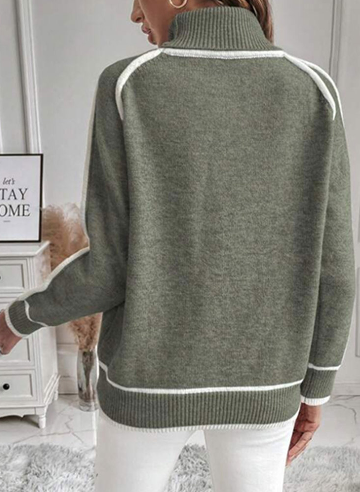 MAGIMODAC Ladies Winter Turtleneck Sweaters Solid Colour Turtle Neck Knit Jumper Long Sleeve Knitted Pullover Tops Soft Warm High-Neck Knitwears Casual Regular Fit