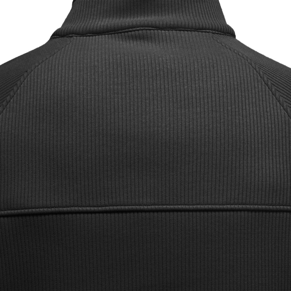 Men's Quarter Zip Pullover Long Sleeve Knit Sweater Stand Collar Sweatshirt Casual Warm Sweaters