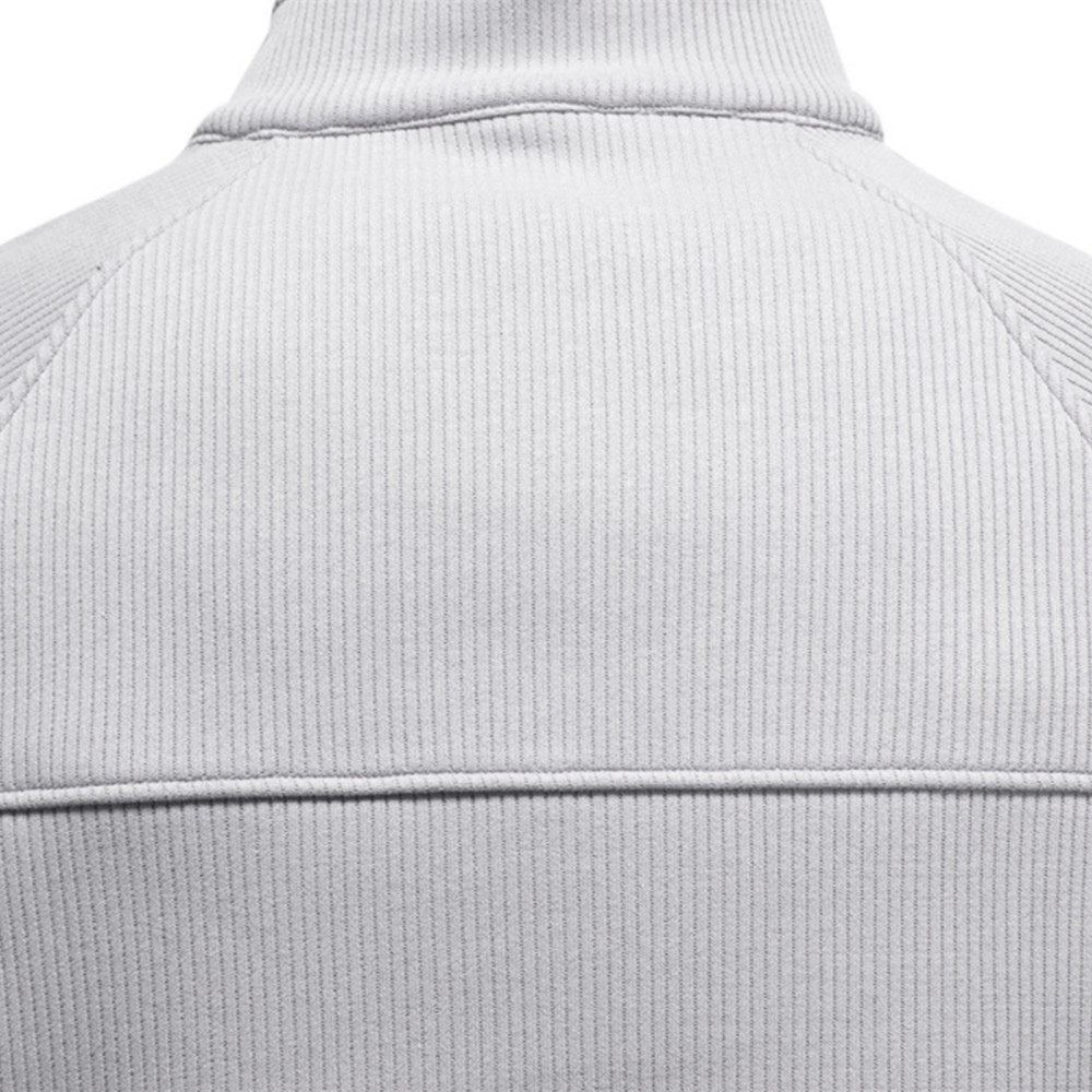 Men's Quarter Zip Pullover Long Sleeve Knit Sweater Stand Collar Sweatshirt Casual Warm Sweaters