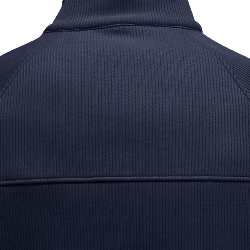 Men's Quarter Zip Pullover Long Sleeve Knit Sweater Stand Collar Sweatshirt Casual Warm Sweaters